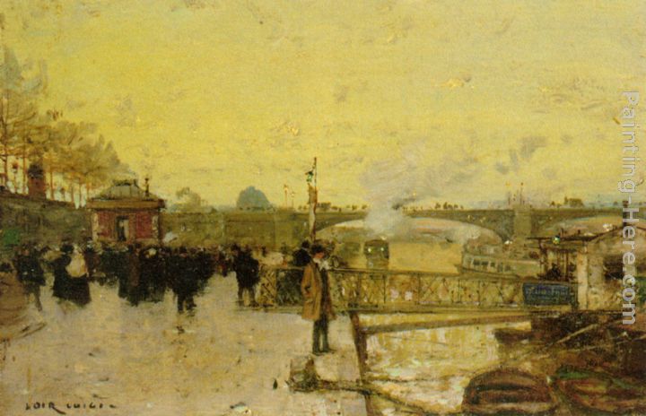 Sur les quais pres du Pont Neuf